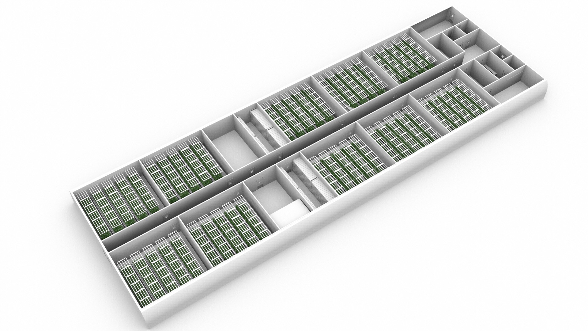 Sprung Structure 3D Layout